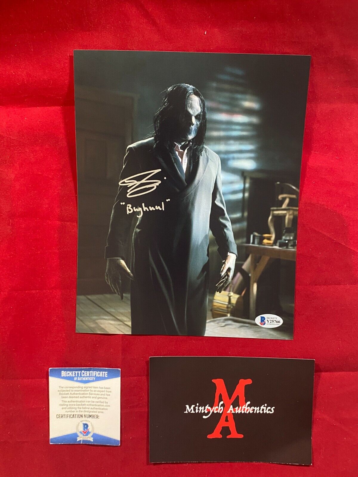 NICK KING BUGHUUL MR. BOOGIE SINISTER AUTOGRAPHED SIGNED 8x10 Photo Poster painting! BECKETT COA