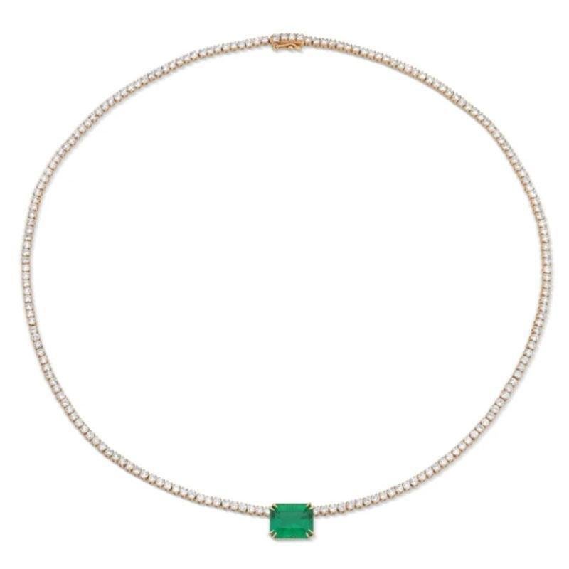 Statment Rhinestone Choker Colllar Chain