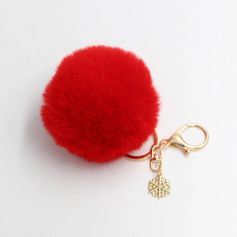 Plush Round Bag Charms