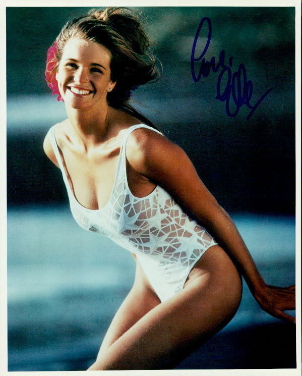 Elle MacPherson (Vintage) in-person signed 8x10 Photo Poster painting