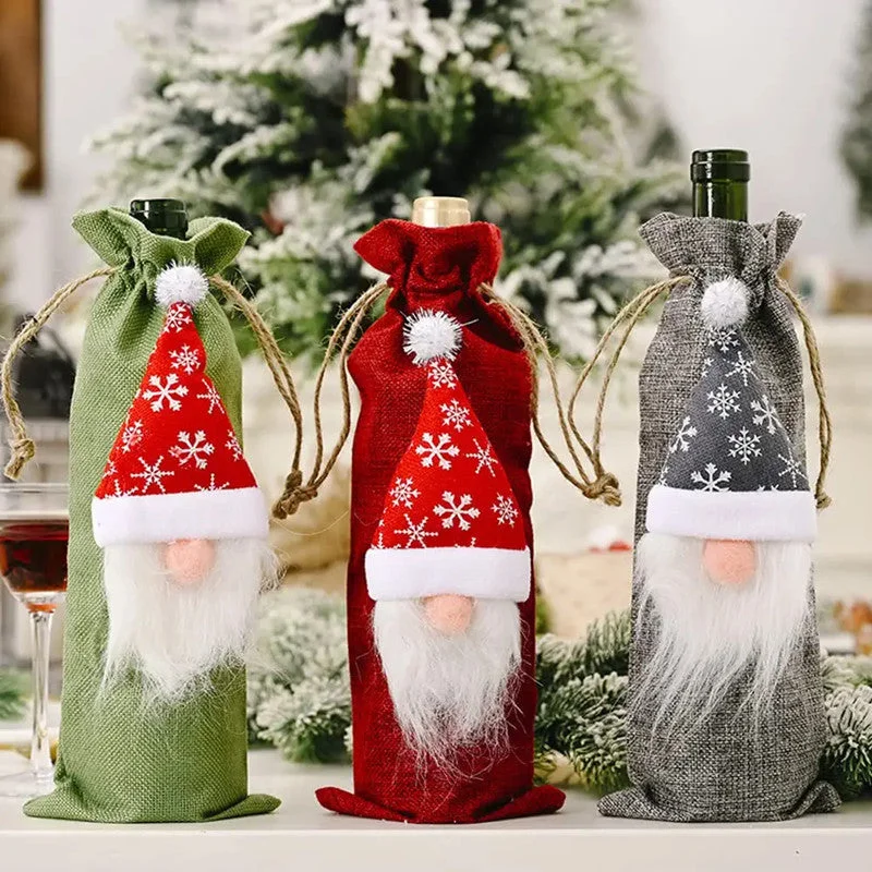 🎄Christmas Wine Bottle Bags