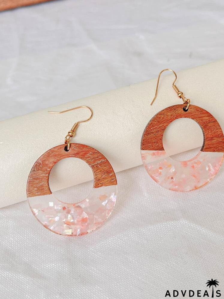 Circle Drop Earrings