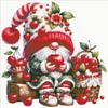 (US Only)Gnome Design DIY Bead Embroidery Kit 40x39cm 9CT Cross Stitch Kit for Home Decor