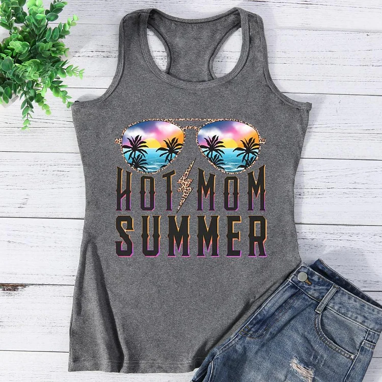 Colorful Sunglasses and Hello Summer Vest Top
