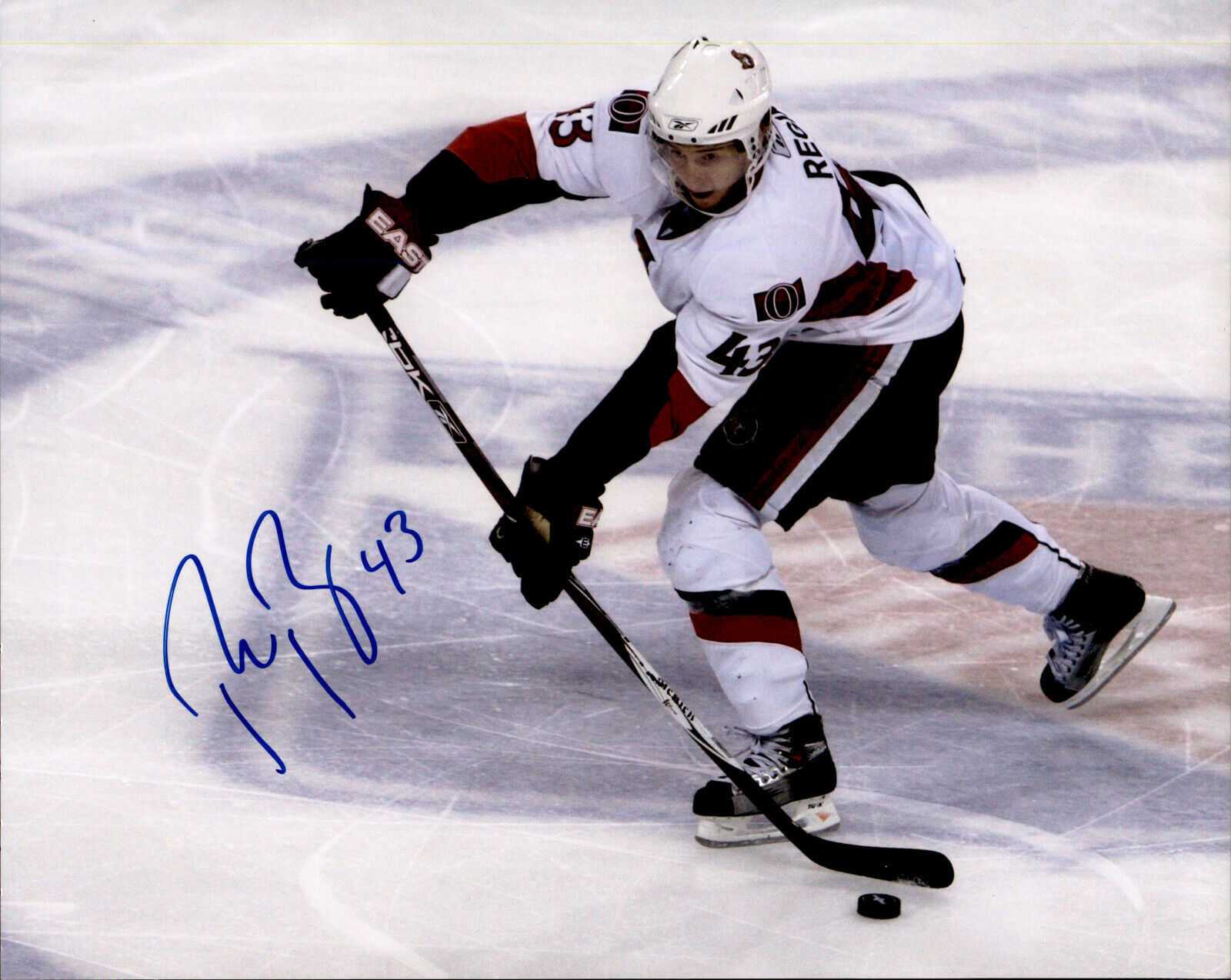 Peter Regin SIGNED 8x10 Photo Poster painting OTTAWA SENATORS #2