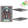Totenkopf Tarot - 5d DIY Basteln Notizbuch