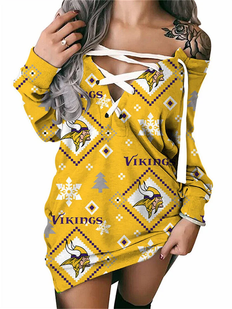 Minnesota Vikings
Limited Edition Lace-up Sweatshirt
