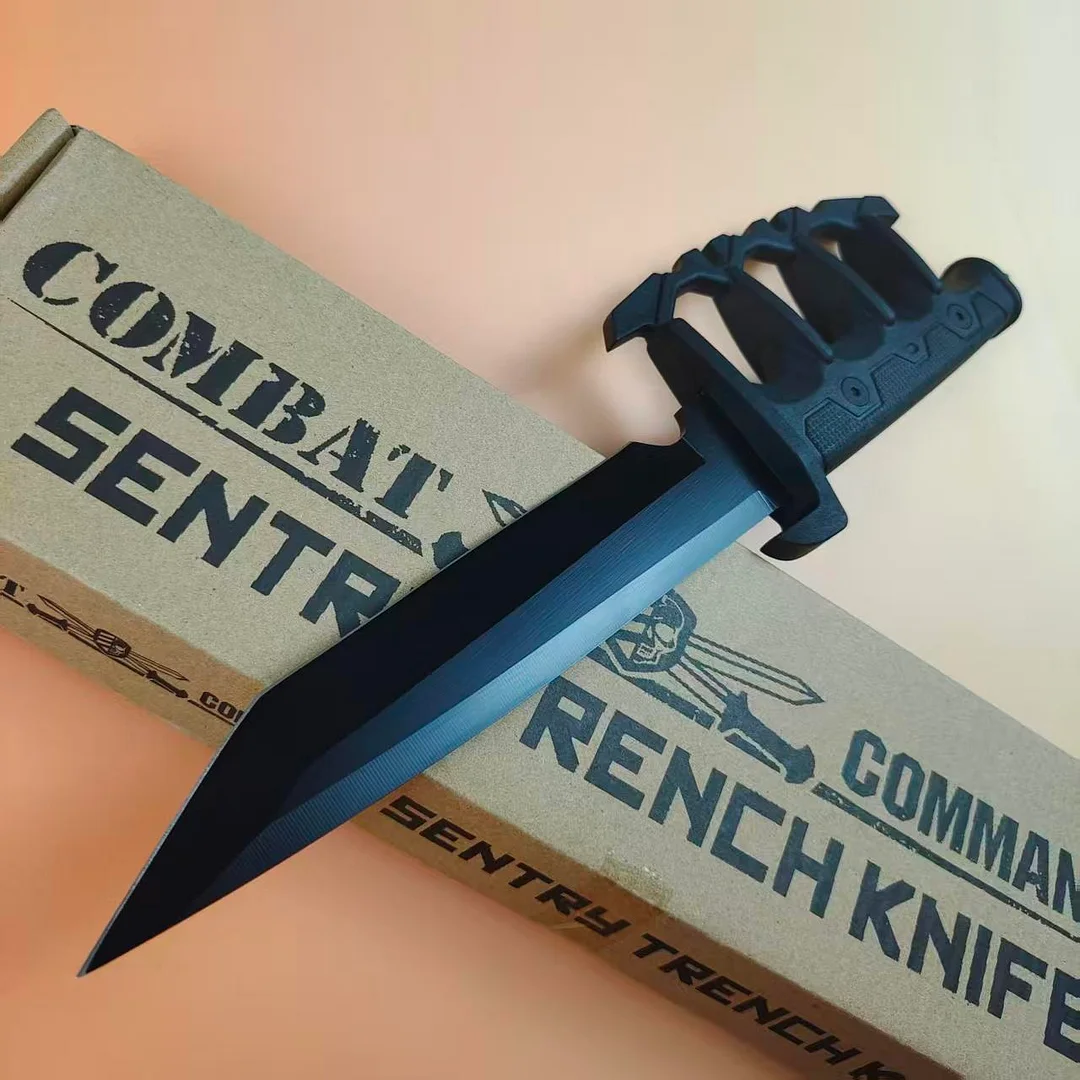 Outdoor keel trench knife, wilderness survival camping tool