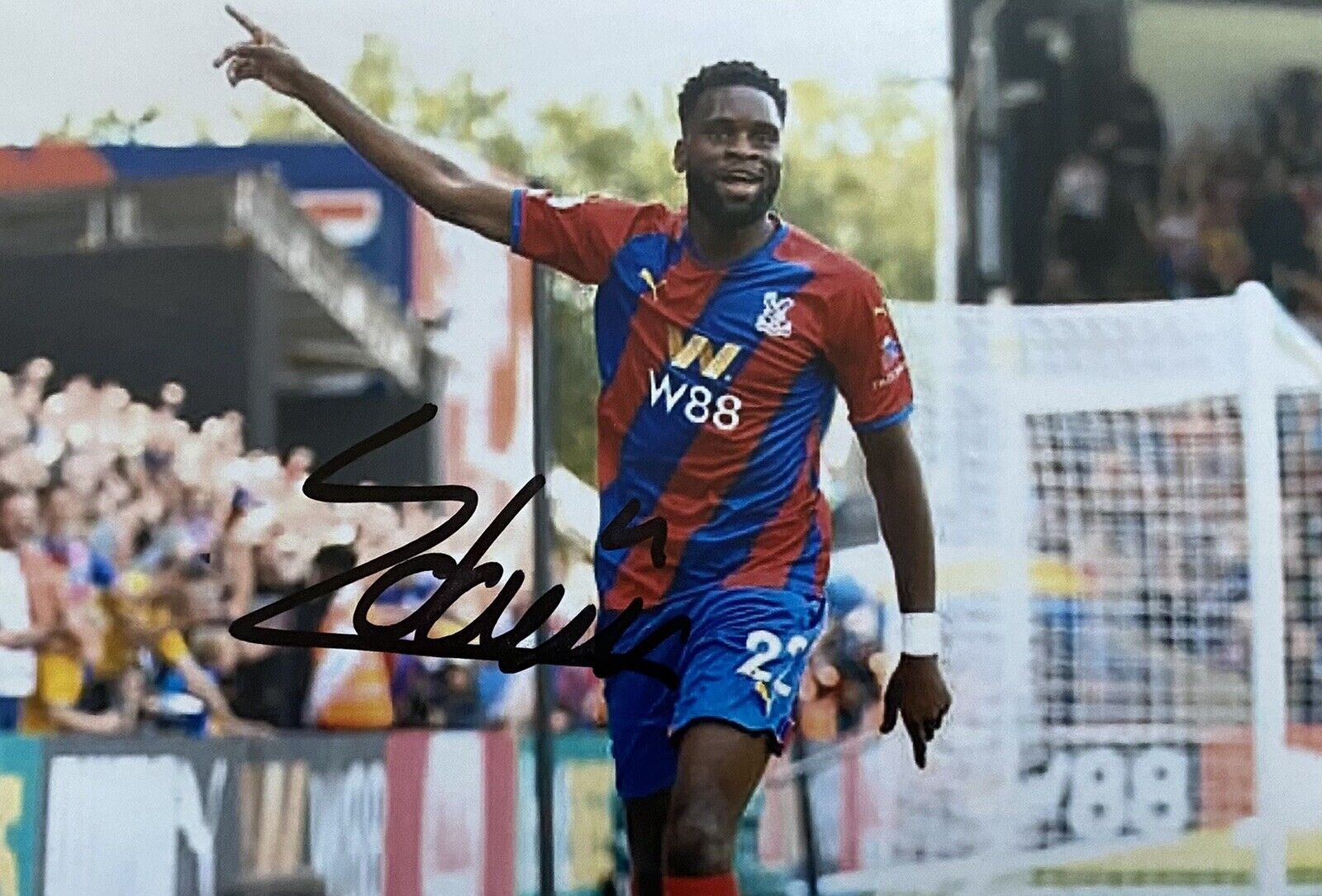 Odsonne Edouard Genuine Hand Signed Crystal Palace 6X4 Photo Poster painting