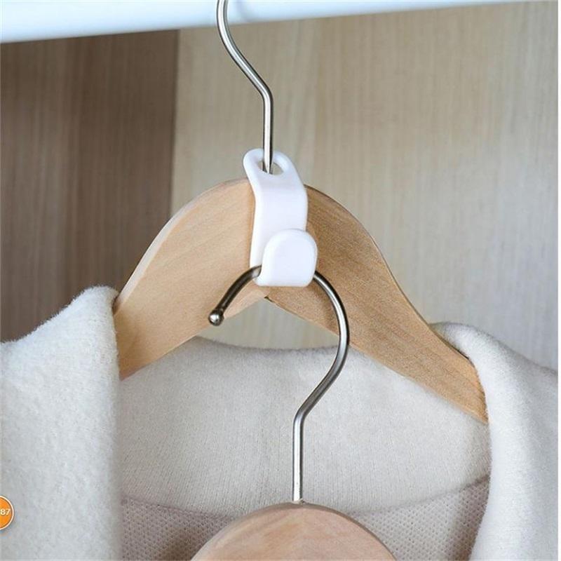  Sosation 45 Pcs Clothes Hanger Connector Hooks Metal