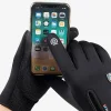 Gants coupe-vent imperm&eacute;ables antid&eacute;rapants pour &eacute;cran tactile