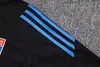Joyfball 2025/2026 Lyon Half-Pull Training Suit Black Football Shirt 1:1 Thai Quality