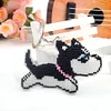 Husky DIY Beads Needlework Keychain Craft Mosaic Beads Embroidery Keyrings Art