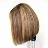 Straight Bob Wig Lace Wig Highlights Wig