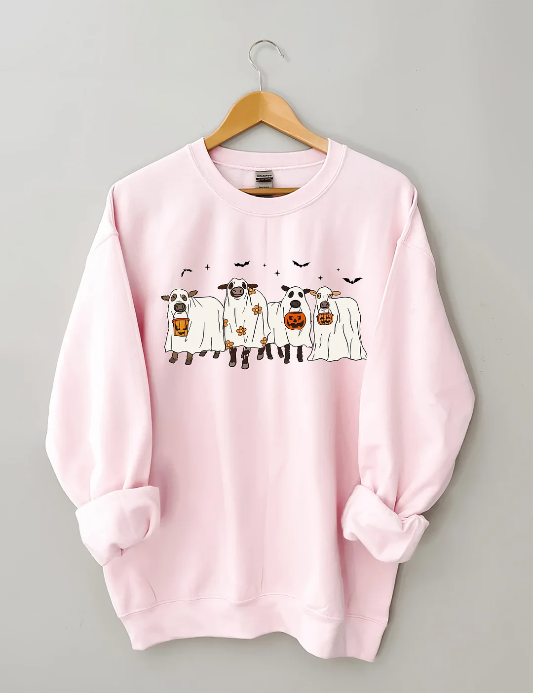 Halloween Ghost Cows Sweatshirt