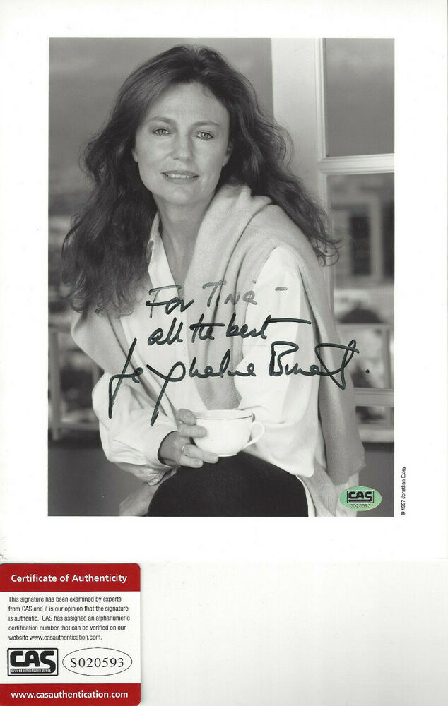 Actress & Model Jacqueline Bisset   autographed 8x10  Photo Poster painting CAS Certified