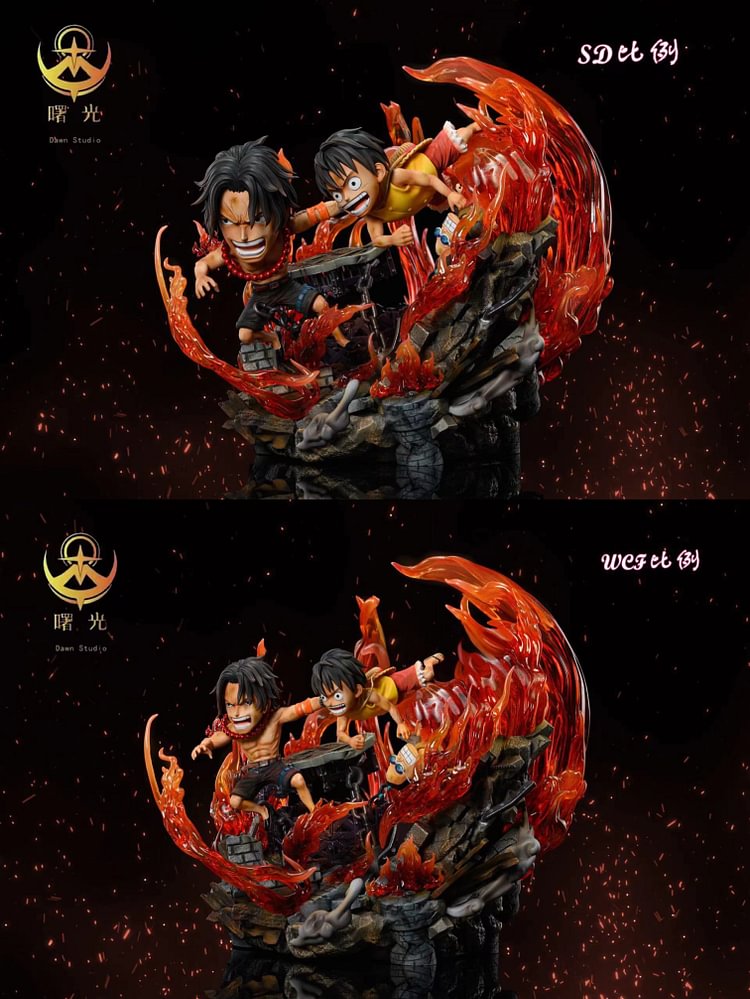 【Pre-order】Dawn studio Top series Portgas·D· Ace Double scale statue