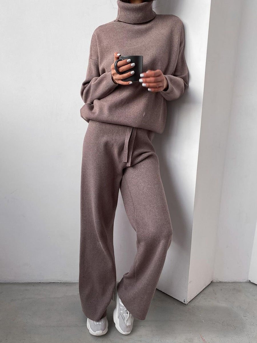 sweater with trousers