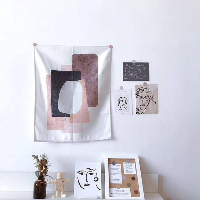 Matisse Art Tapestry Wall Decor Small Size Wall Cloth Decoration Dorm Room Decor Modern Art Ins Nordic Style 40*50CM housedecor