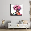 Weird Girl-11CT Stamped Cross Stitch 40*40cm/15.75*15.75in tapestrymarket