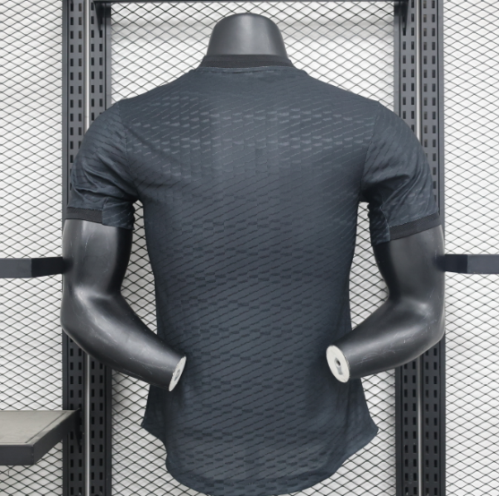 24/25 Real Madrid Y3 Black Player Version Football T-Shirt Thai Quality