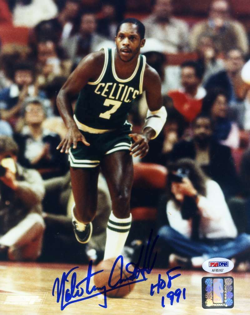 Nate Archibald Psa Dna Coa Signed 8x10 Celtics Photo Poster painting Autograph