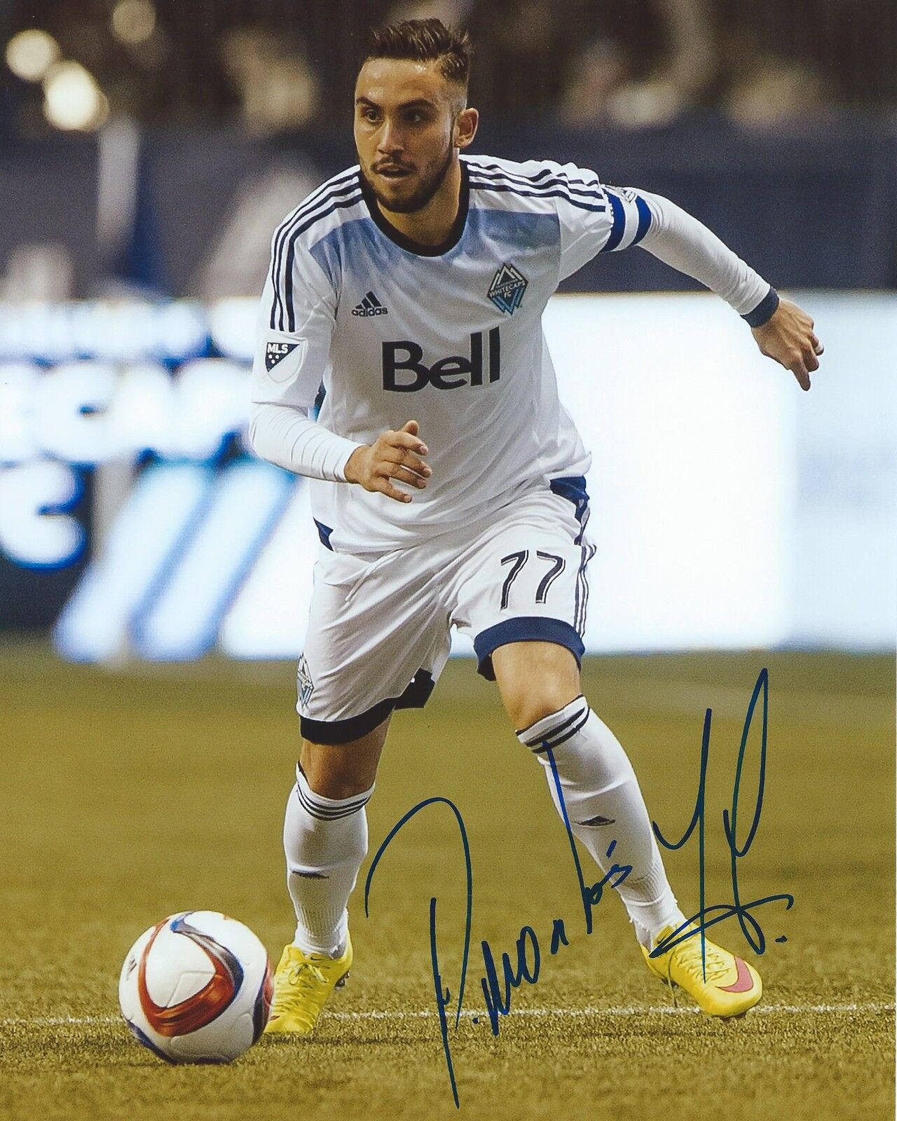 Pedro Morales Signed 8×10 Photo Poster painting Vancouver Whitecaps FC Soccer Autographed COA