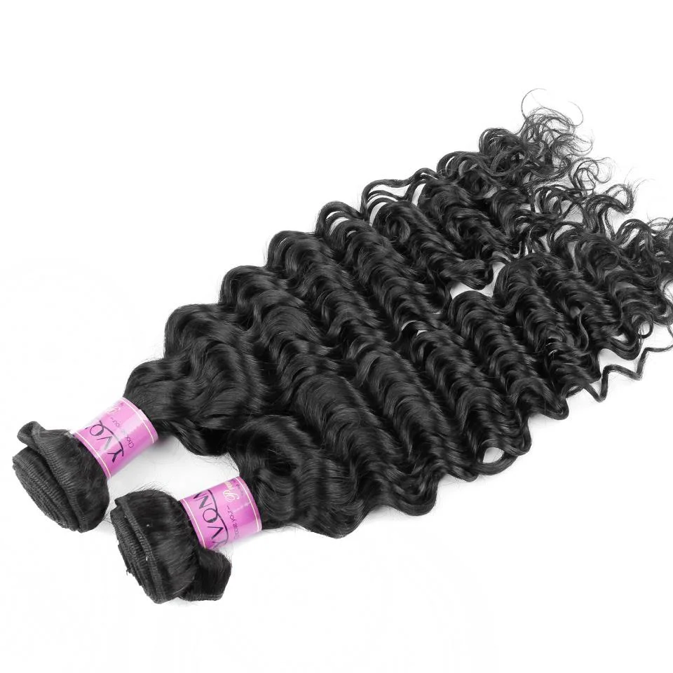 Good Quality Peruvian Deep Curly Hair,Remy Human Hair Weave,Natural Color,YVONNE Fashion Curly Hair Products 