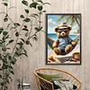 (40*60cm)Bear - Full Round Drill Diamond Painting