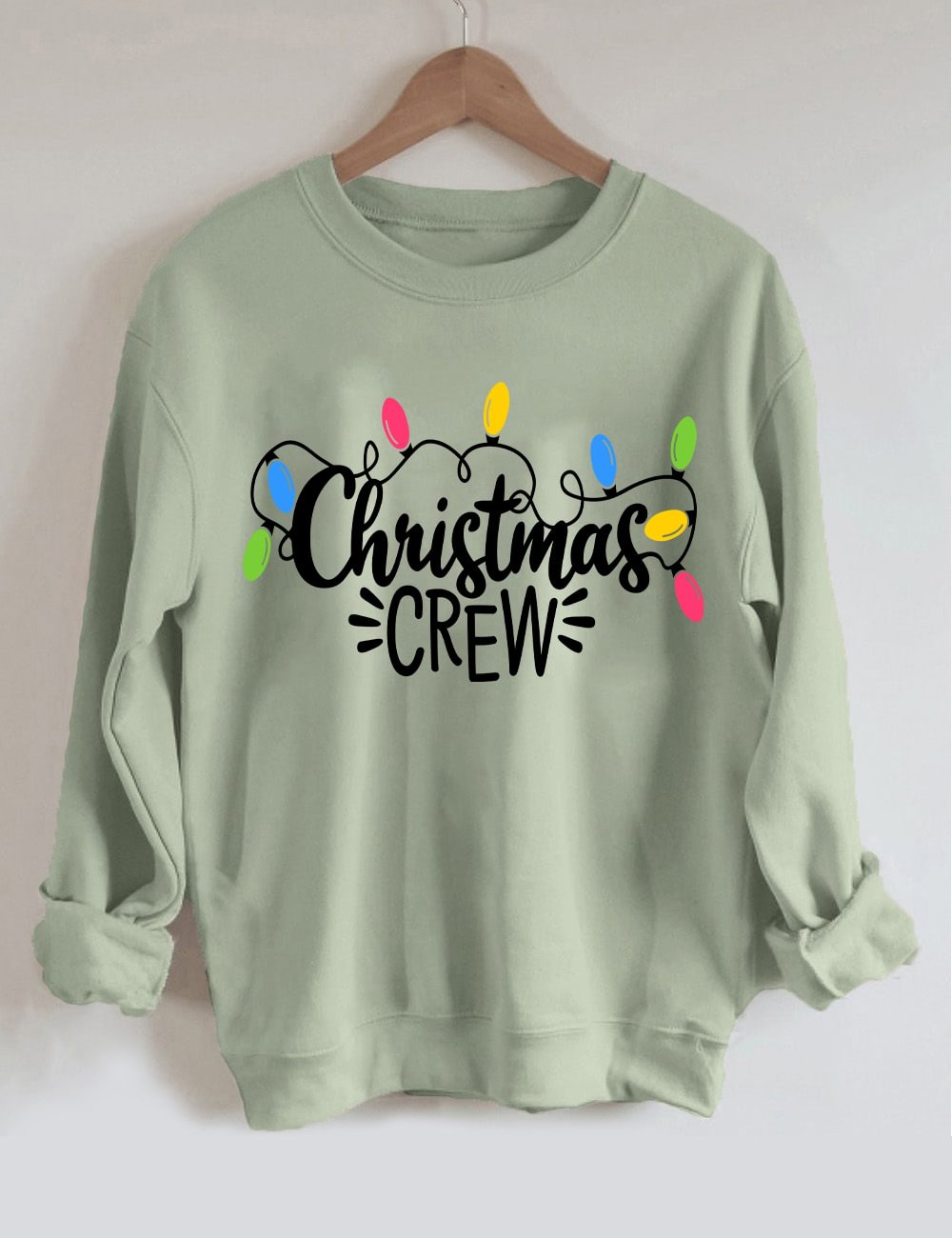 Christmas Crew Christmas Lights Sweatshirt