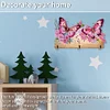 (US Local)Butterfly DIY Diamond Painting Hanging Hook No Hole Punching Wall Decoration