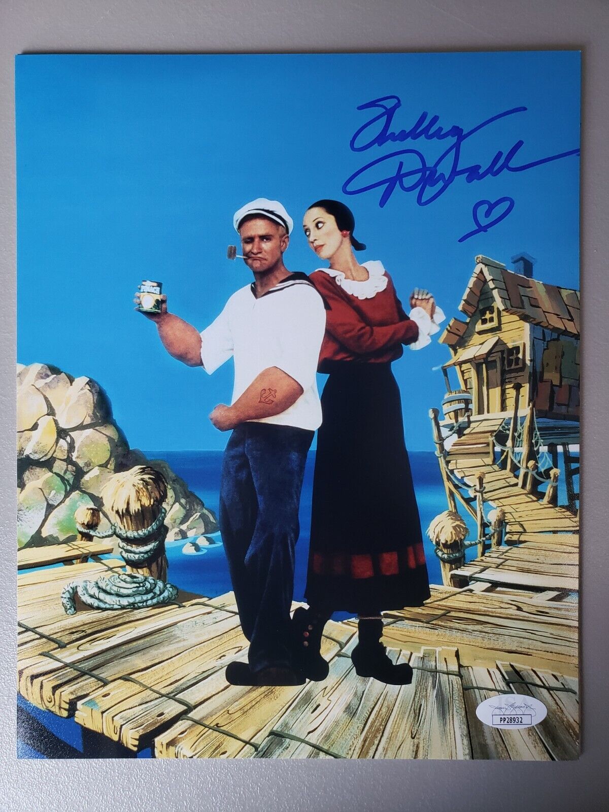 Shelley Duvall signed 8x10 Glossy from Popeye. Private signing. JSA