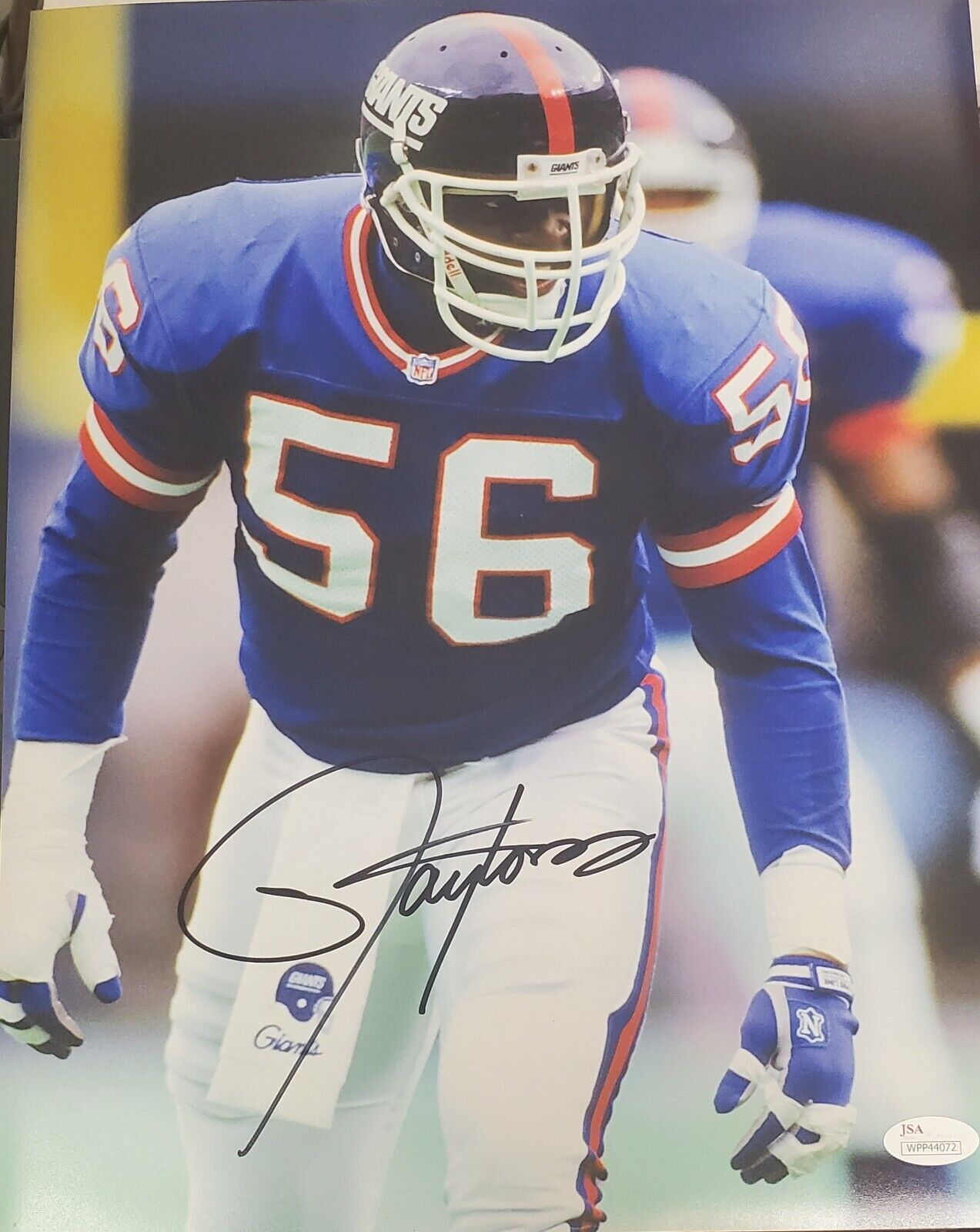 Autographed Lawrence Taylor New York Giants 11X14 Photo Poster painting with JSA COA