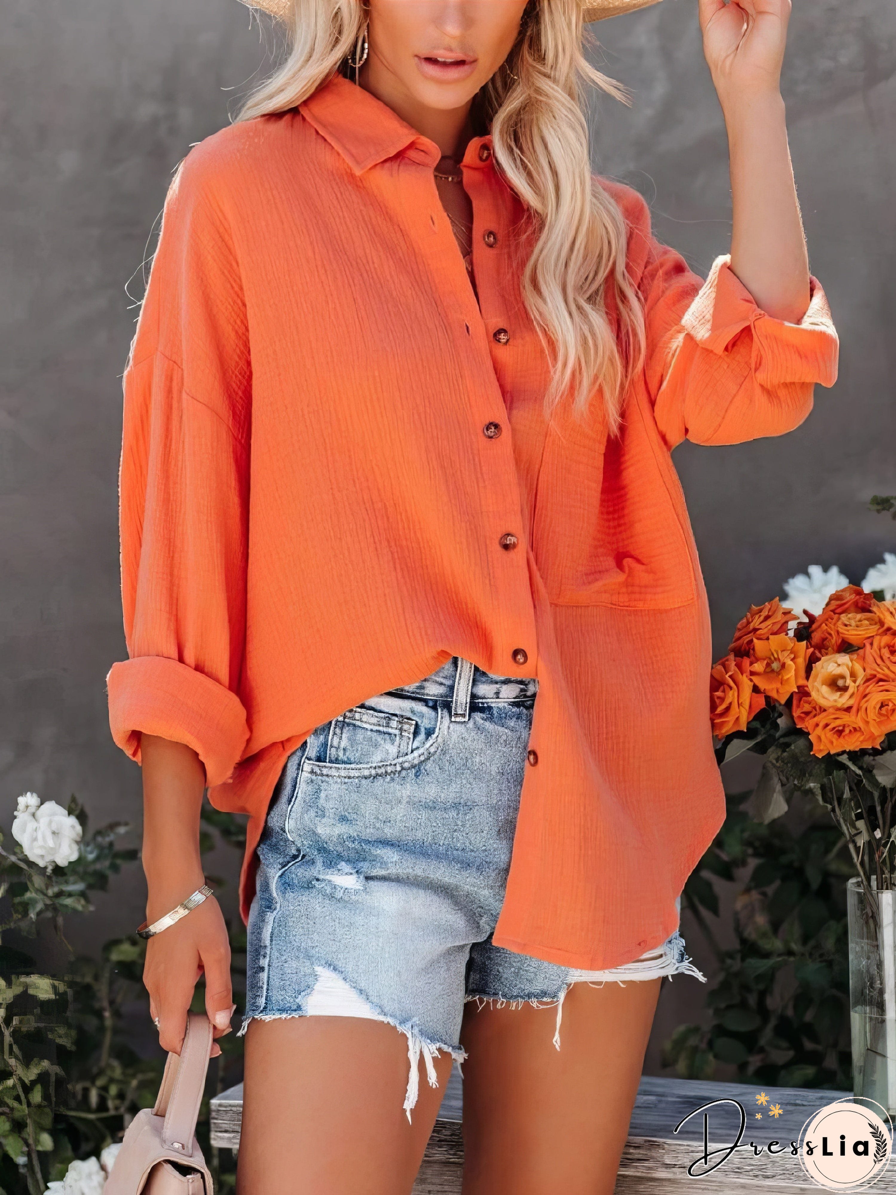 Checkered Long Sleeve Shirt