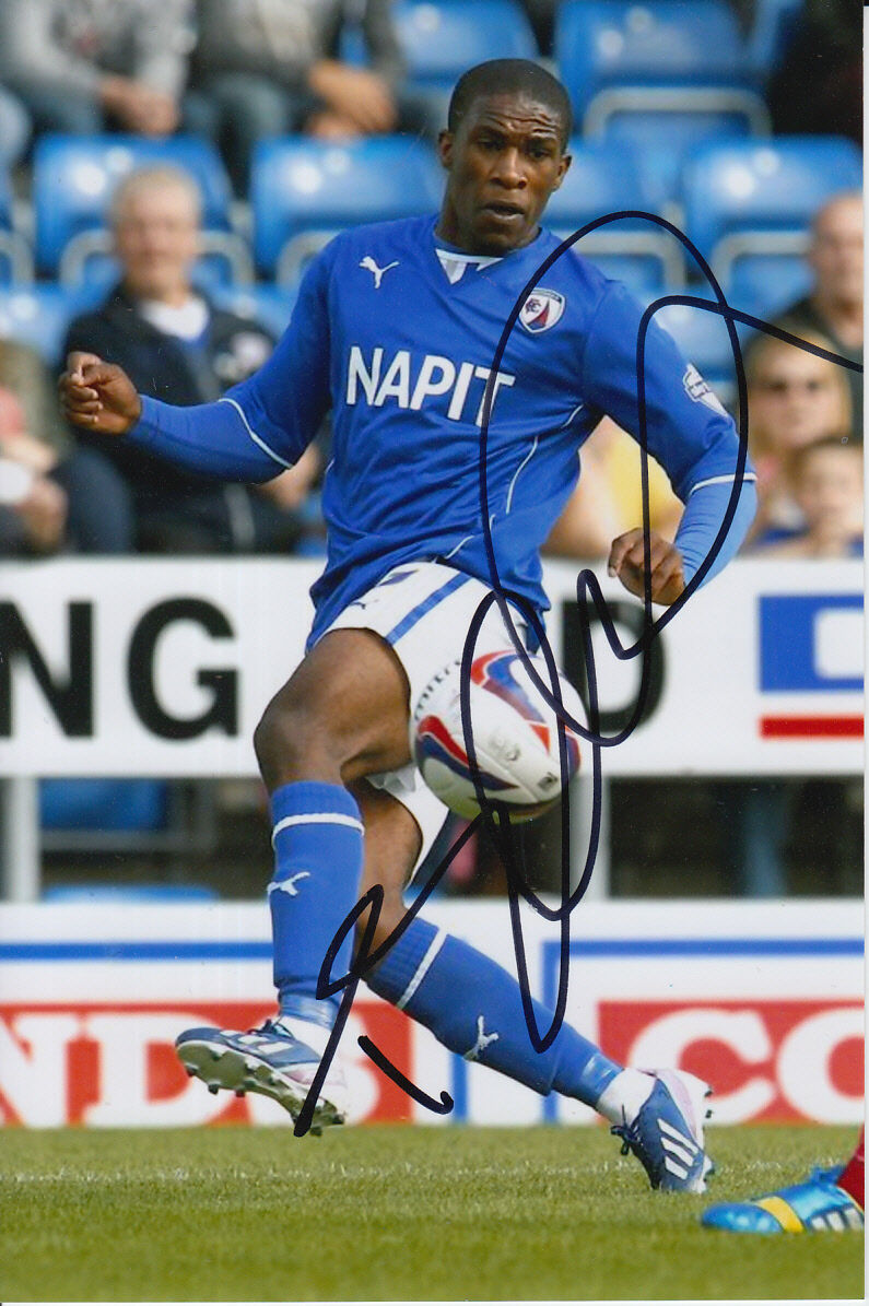 CHESTERFIELD HAND SIGNED TENDAYI DARIKWA 6X4 Photo Poster painting 4.