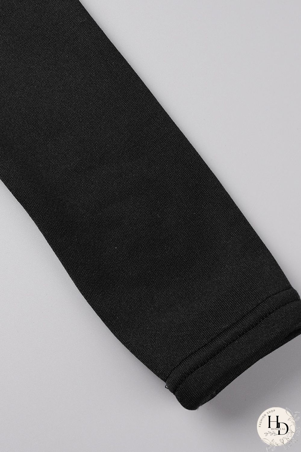 Black Fashion Casual Solid Patchwork Hooded Collar Long Sleeve Dresses