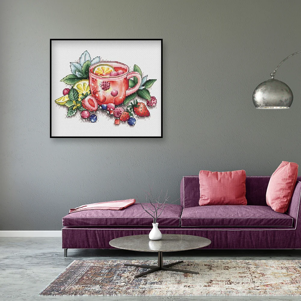 11ct Stamped Cross Stitch - Kitchen Gadgets(25*21cm)