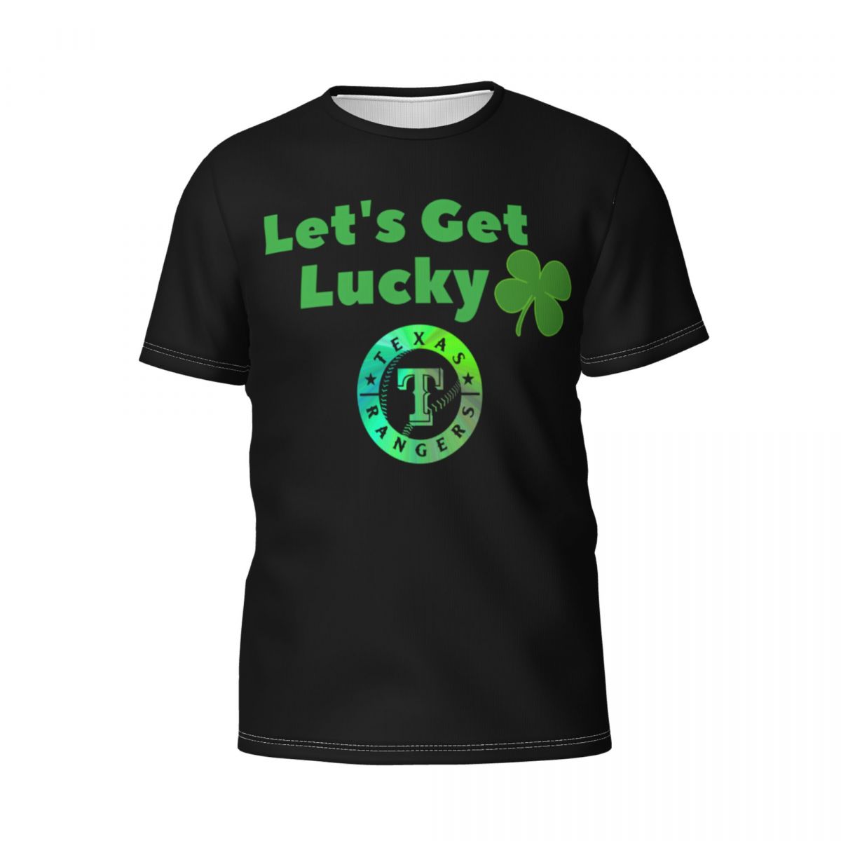 Texas Rangers Get Lucky Clover St. Patrick's Day T-Shirt Men's