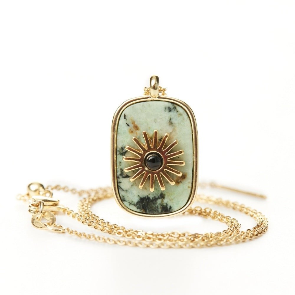 Crystal Sunflower Necklace