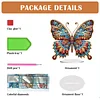 (US Only)Diamond Painting Desktop Decoration for Office Desktop Decor(Gorgeous Butterfly)