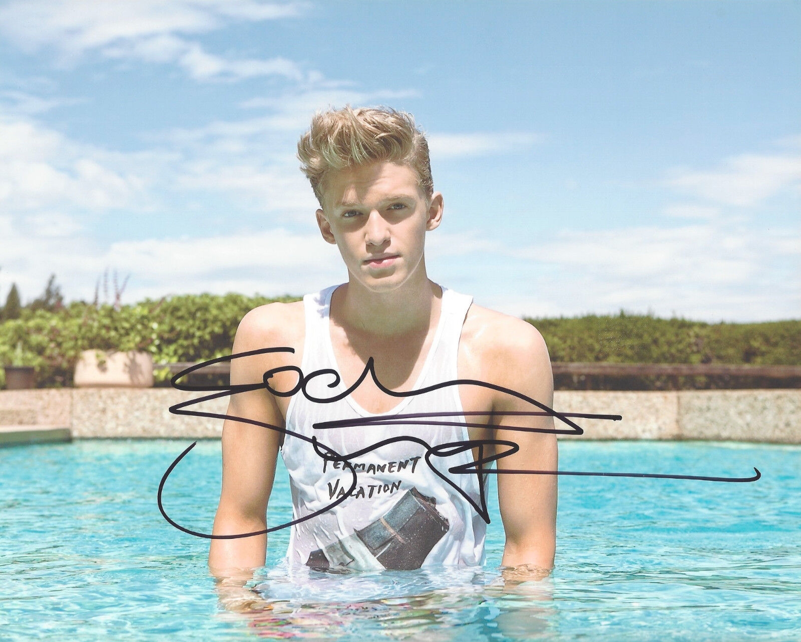 SINGER MUSICIAN CODY SIMPSON HAND SIGNED 8X10 Photo Poster painting W/COA PARADISE ALBUM CD