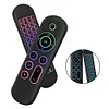 M5 Air Mouse Keyboard Remote Rechargeble 2.4G+BT5.2 7 Color Backlit for Smart TV