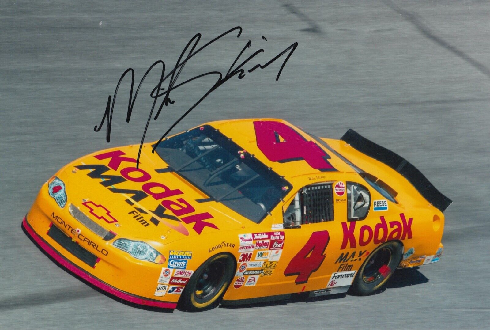 Mike Skinner Hand Signed 12x8 Photo Poster painting Nascar Autograph 3