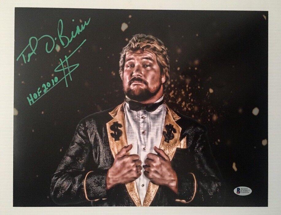 Ted DiBiase Signed Autographed 11x14 Photo Poster painting WWE Million Dollar Man BECKETT COA 2