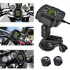 Motorcycle TPMS with QC 3.0 Motorbike Tire Pressure Monitoring System USB Output