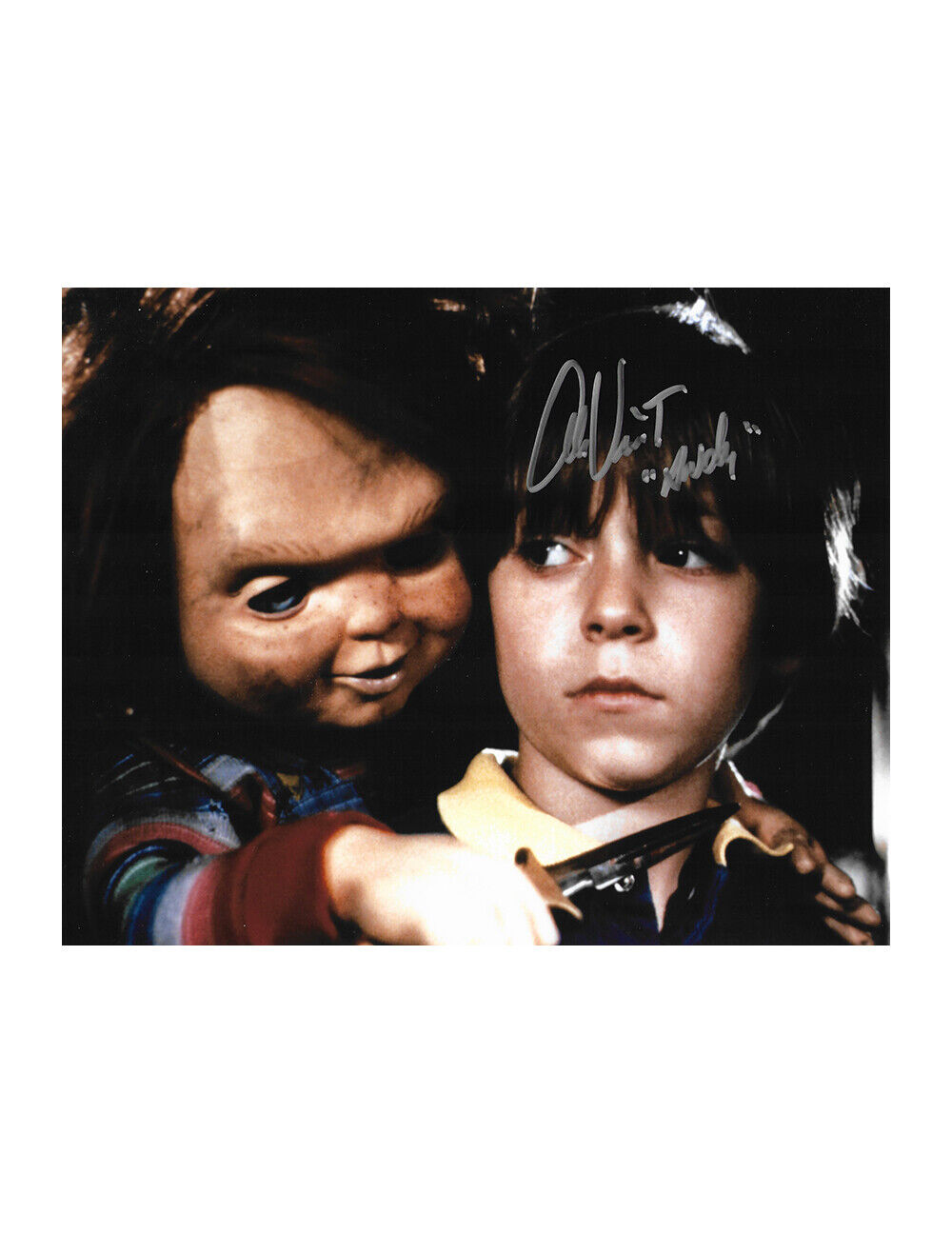 10x8 Child's Play Print Signed by Alex Vincent 100% Authentic + COA