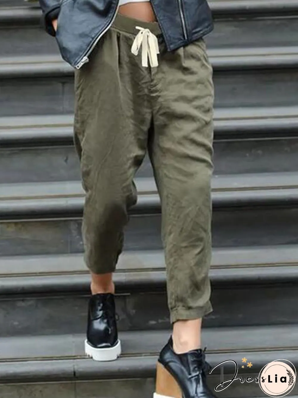 Cotton-Blend Pants