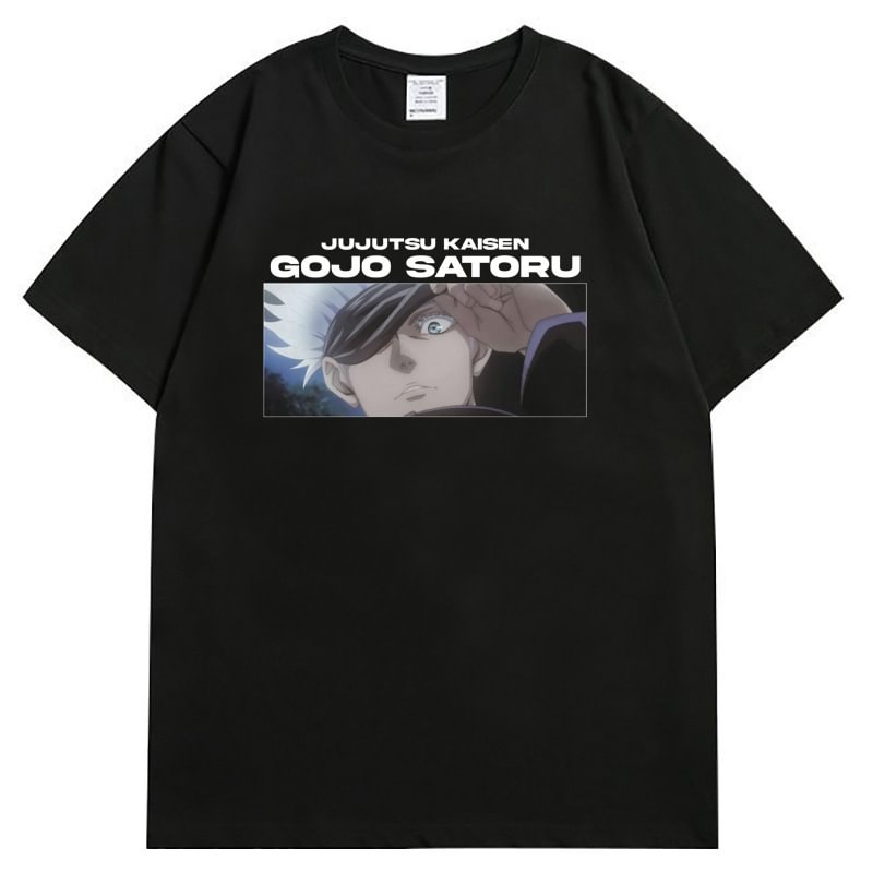 Jujutsu Kaisen Gojo Satoru Aesthetic Summer T-shirt weebmemes