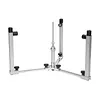 [US Local Warehouse] Universal Bicycle Wheel Truing Weaving Stand Adjustable Bicycle Wheel Lacing Tool Rim-Safe & Foldable Spoke Holder for Efficient Repair and Spoke Braiding