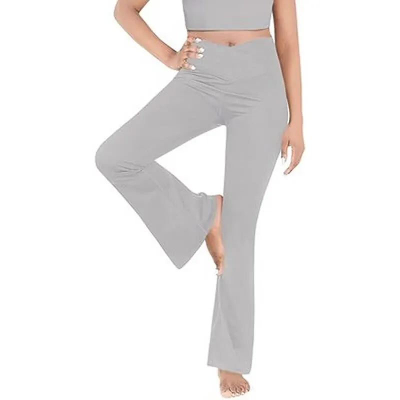 woman pants With Pockets Tummy Control High Waisted Yoga Pants Bootleg Work Pants Dress Pants Workout Pants for Women